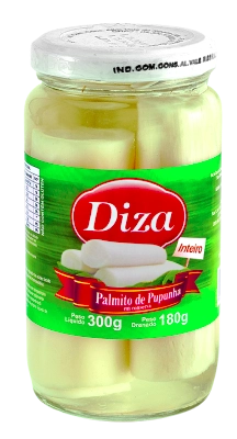 Palmito Inteiro Pupunha Vidro