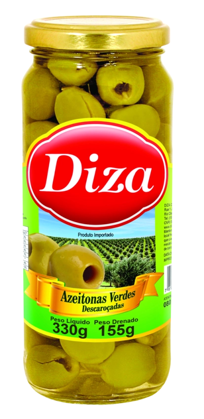 Azeitona Verde Sem Caroço Vidro 155g