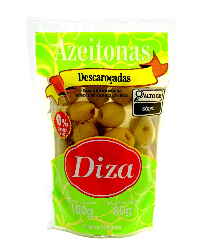 Azeitona Verde Sem Caroço Sachet 80g