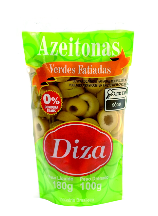 Azeitona Verde Fatiada Sachet 100g