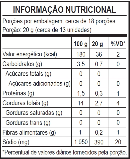Azeitona Verde Fatiada Sachet 350g