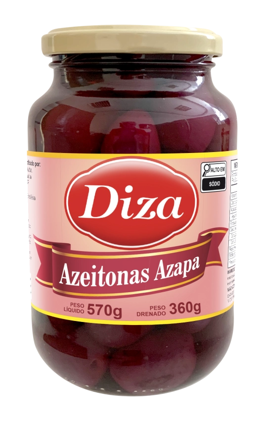 Azeitona Preta Azapa Vidro 360g