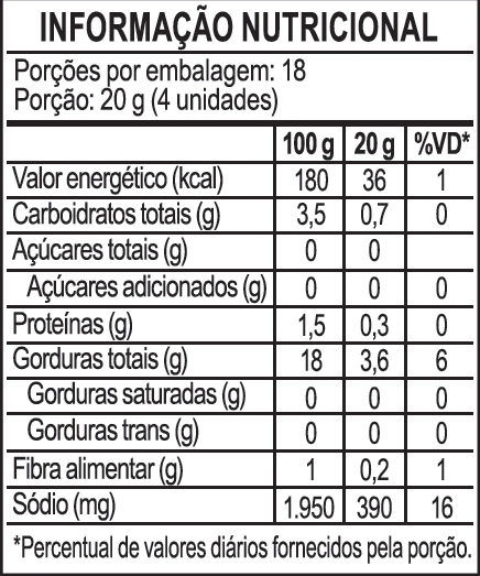 Azeitona Preta Vidro 360g