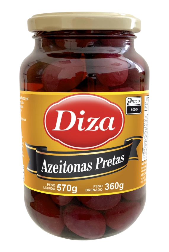 Azeitona Preta Vidro 360g