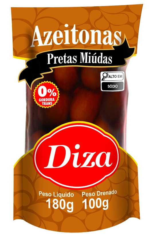 Azeitona Preta Miúda Sachet 100g