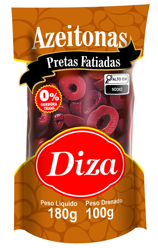 Azeitona Preta Fatiada Sachet 100g