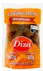 Azeitona Preta Sem Caroço Sachet 80g