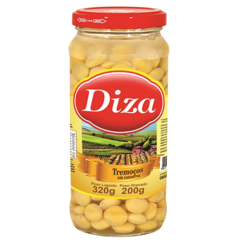 Tremoço Vidro 200g