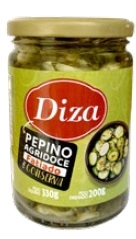 Pepino Fatiado Agridoce Vidro 200g