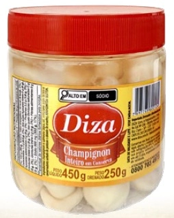 Champignon Inteiro Pote plástico 250g