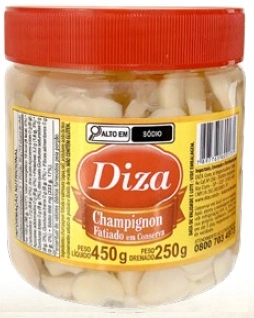 Champignon Fatiado Pote plástico 250g