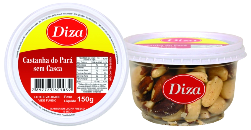 Castanha do Pará sem Casca Pote 150g
