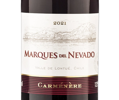 Vinho Marques Del Nevado Carménère 750ml