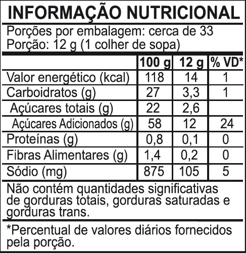 Ketchup Tradicional Top Down 400g