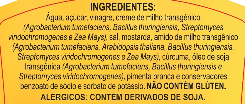 Mostarda Amarela Tradicional Top Down 200g