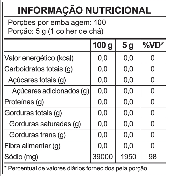 Sal de Parrilha Tradicional Pote 500g