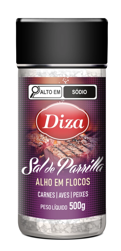 Sal de Parrilha com Alho pote 500g