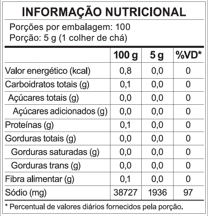 Sal de Parrilha com Alho pote 500g