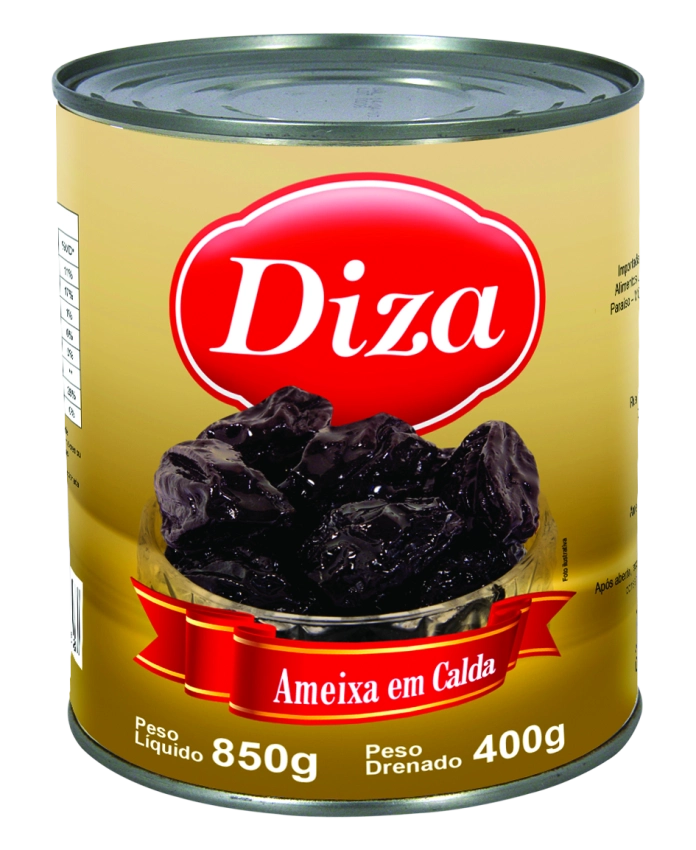 Ameixa em calda lata 400g
