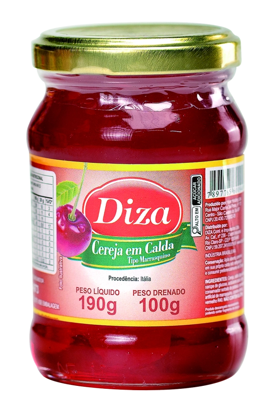 Cereja em calda Vidro 100g