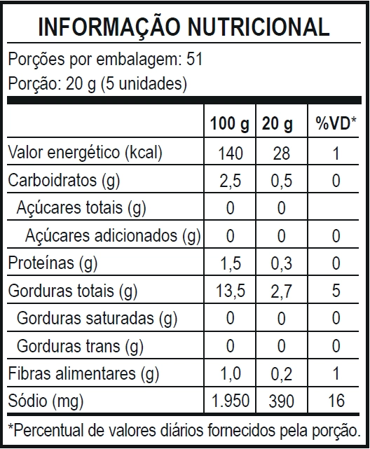 Azeitona Verde Sachet 500g
