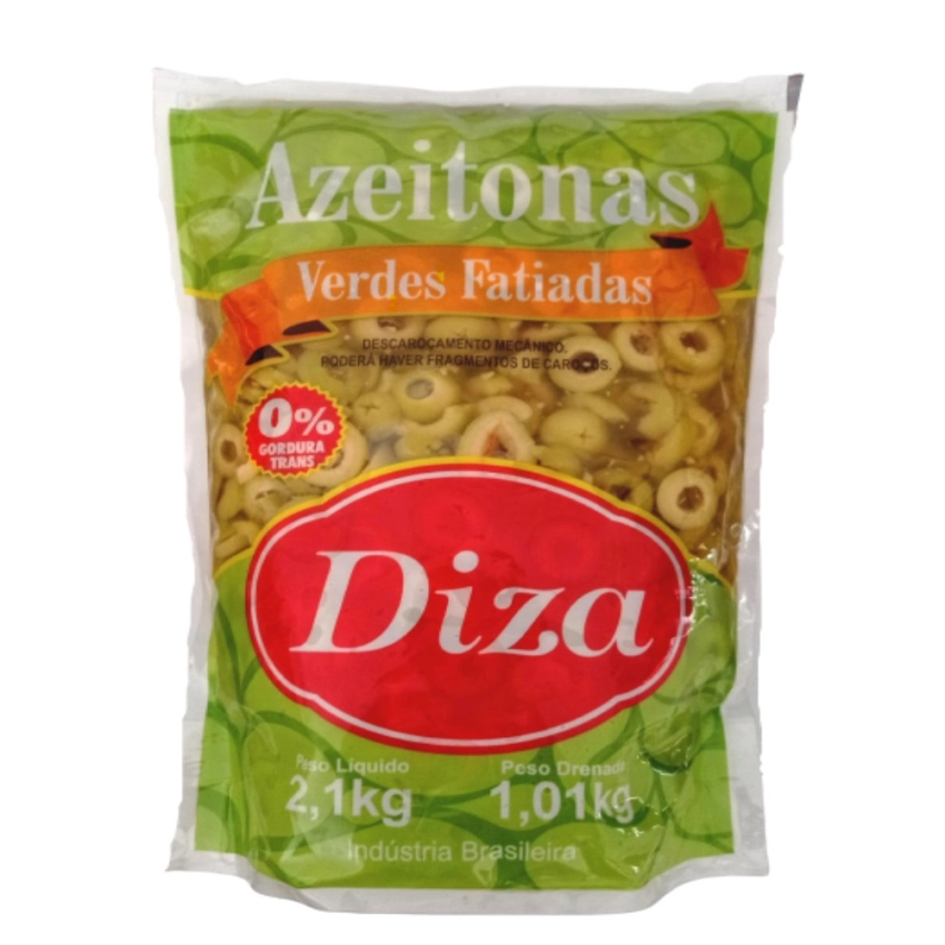 Azeitona Verde Fatiada Sachet 500g