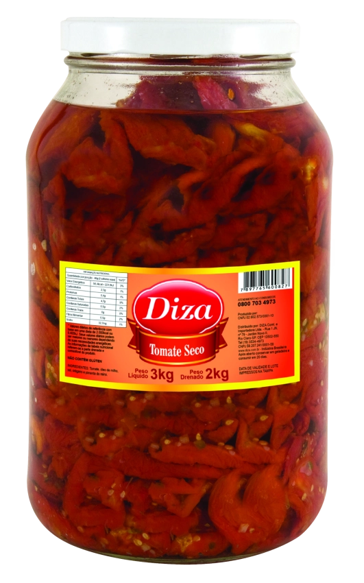 Tomate Seco Vidro 2kg