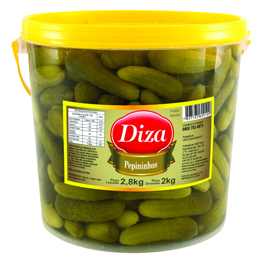 Pepininhos Balde 2kg
