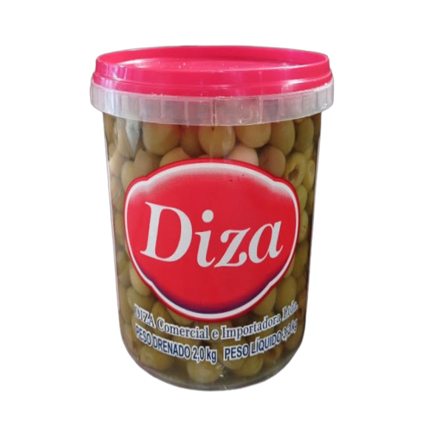 Azeitona Verde sem Caroço Balde 2kg