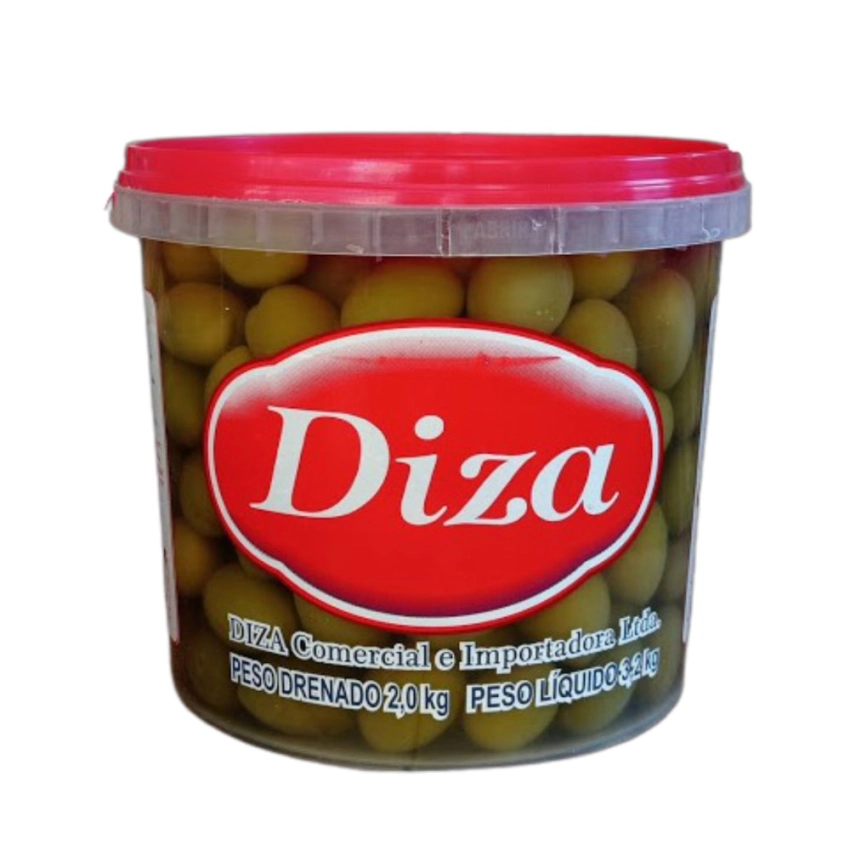 Azeitona Verde Gordal 90/100 Balde 2kg