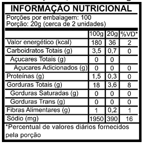 Azeitona Preta 90/100 Balde 2kg