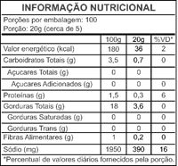 Azeitona Preta Miúdas 45/50 Balde 2kg