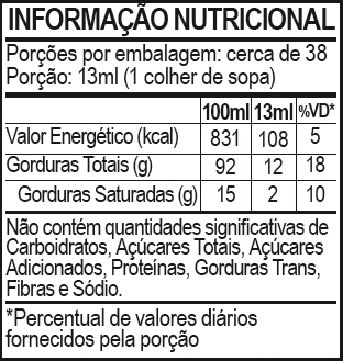 Azeite de Oliva Extra Virgem Espanhol Vidro 500ml